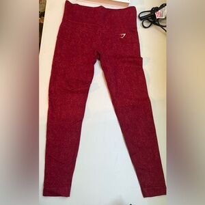 Gymshark Deep Red Leggings